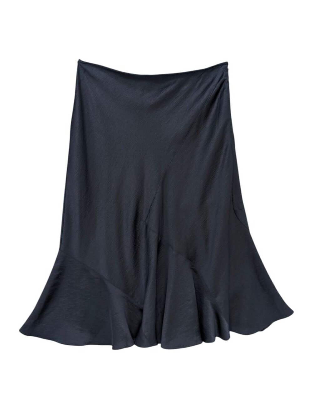 Club Monaco Black Midi Flared Skirt